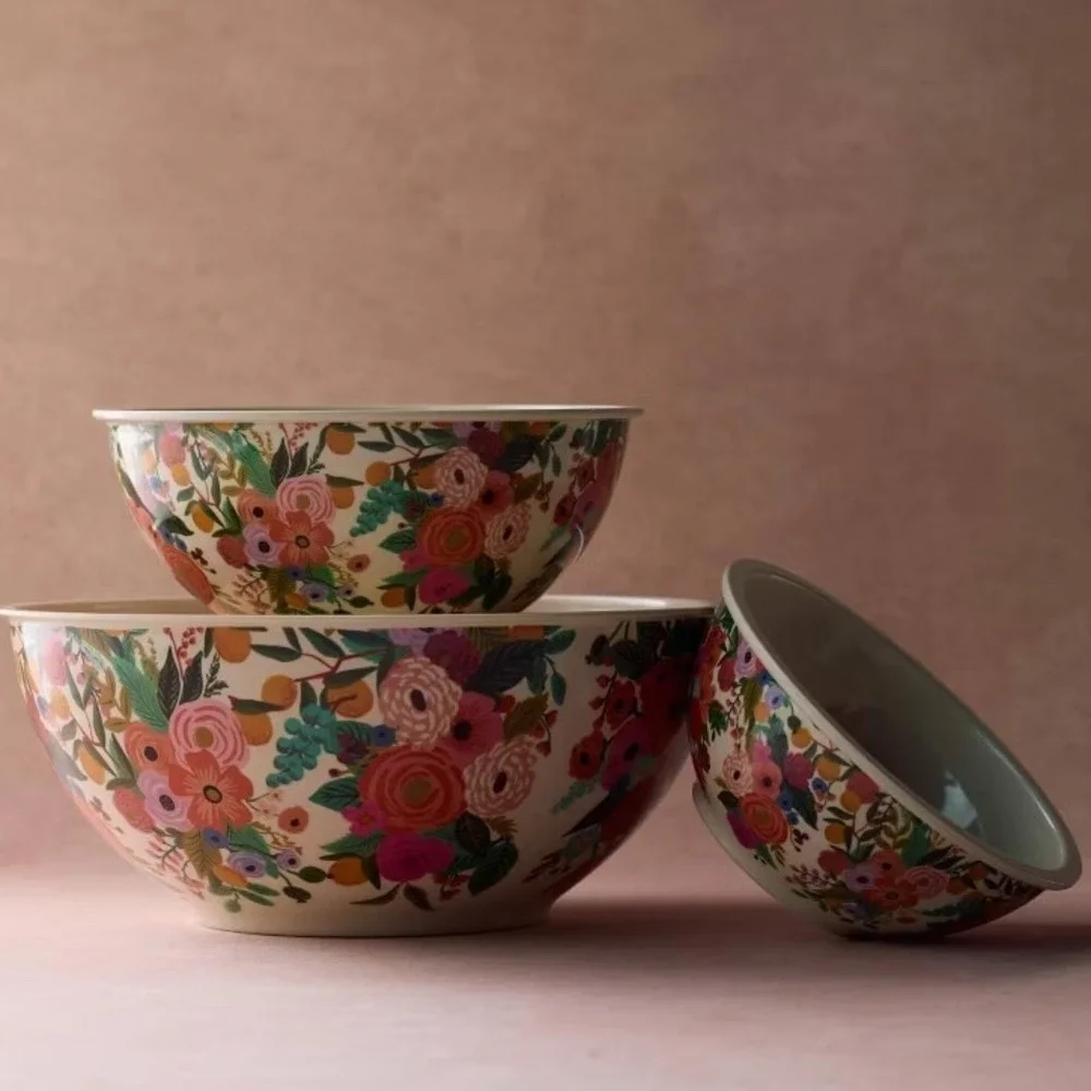 Rifle Paper Co.‎ Garden Party 3pc Melamine Mixing Bowl Set - Target